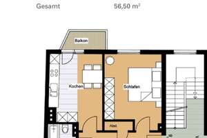 2-Zimmer-Wohnung in der Altstadt,  Nähe Heumarkt, mit Stellplatz und Balkon – Die vollständige Adresse der Immobilie erhältst du vom Anbieter., 50667 Altstadt/Nord, Köln – Vorschaubild 2