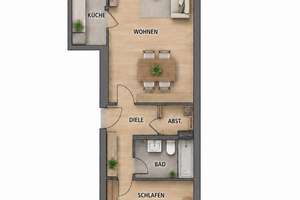 2-Zimmerwohnung mit Balkon in Top Lage – Die vollständige Adresse der Immobilie erhältst du vom Anbieter., 68165 Schwetzingerstadt/Oststadt, Mannheim – Vorschaubild 5