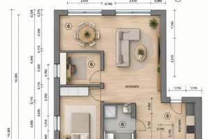 Exklusives Penthouse mit großzügiger Dachterrasse & unverbautem Blick über das Leinetal – 37574 Einbeck – Vorschaubild 14