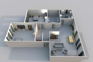 Vermiete 3-Zimmerwohnung mit ca. 77m², schöner Schnitt inkl. Balkon & TG-Stellplatz