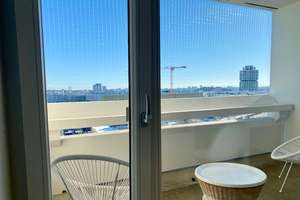 Helles 1-Zimmer-Appartement mit Balkon im 12. OG im Olympiadorf – Die vollständige Adresse der Immobilie erhältst du vom Anbieter., 80809 Am Riesenfeld, München – Vorschaubild 9