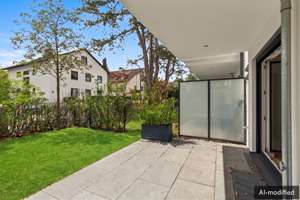 Luxuriöse 2-Zimmer-Gartenwohnung im begehrten Daglfing – Die vollständige Adresse der Immobilie erhältst du vom Anbieter., 81927 Englschalking, München – Vorschaubild 7