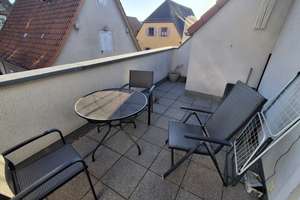 Möblierte 1-Zimmer-Dachgeschosswohnung mit großer Dachterrasse, Klimaanlage und Stellplatz – Die vollständige Adresse der Immobilie erhältst du vom Anbieter., 97084 Heidingsfeld, Würzburg – Vorschaubild 7