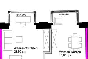 2-Zi-Wohnung in bester Innenstadtlage an der freigelegten Lutter – Ravensberger Straße 10a, 33602 Mitte, Bielefeld – Vorschaubild 9