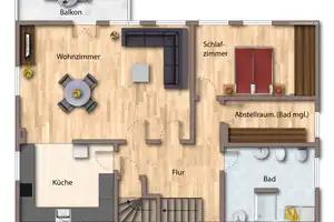 Besonderheit Denkmalschutzobjekt: Villa im Frauenland mit schönem Garten & Festungsblick! – Würzburg – Vorschaubild 15
