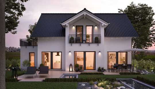 Bild von Traumhaus vom Marktführer und mit Eigenleistung viel bares Geld sparen.
