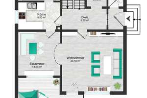 KLEINES HAUS MIT AUSBLICK AUF IDYLLISCHEN TRAUMGRUNDSTÜCK - RENOVIERUNGSBEDÜRFTIG ! – Die vollständige Adresse der Immobilie erhältst du vom Anbieter., 81247 Obermenzing, München – Vorschaubild 15