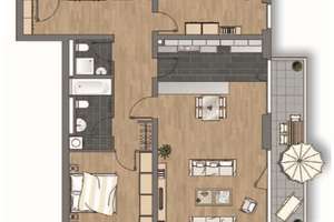 Großzügige 3-Zimmer-Wohnung mit Balkon in der Gartenstadt Reizenstein