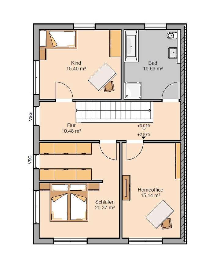 Grundriss Dachgeschoss