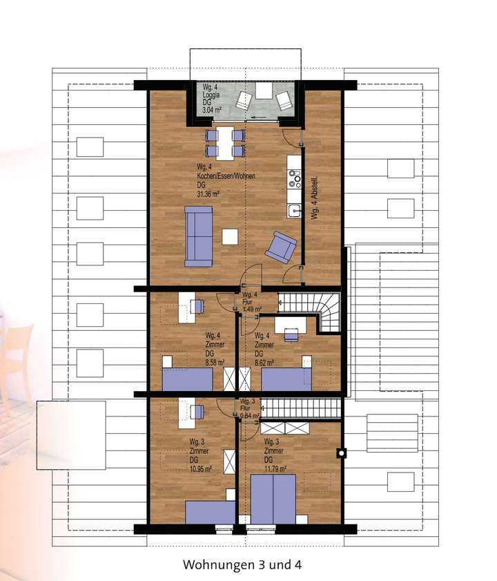 Grundriss Dachgeschoss (Que...