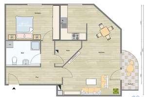 Attraktive 2,5 Zimmer Wohnung im Süden von Duisburg – Zum Lith -, 47055 Wanheimerort, Duisburg – Vorschaubild 2