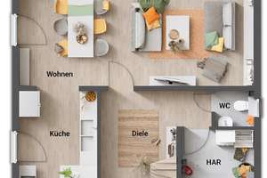 Wölfersheim: Ihr neues Zuhause: Hochwertiger Neubau mit Wohlfühlcharakter – Die vollständige Adresse der Immobilie erhältst du vom Anbieter., 61200 Wölfersheim – Vorschaubild 6