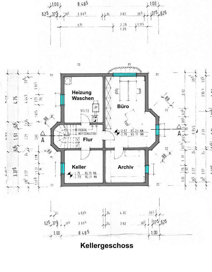 Grundriss Kellergeschoss