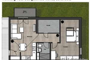 **VISTA Immobilien** Vollmöblierte Dachgeschoss-Wohnung mit Einbauküche – Die vollständige Adresse der Immobilie erhältst du vom Anbieter., 64291 Arheilgen, Darmstadt – Vorschaubild 16