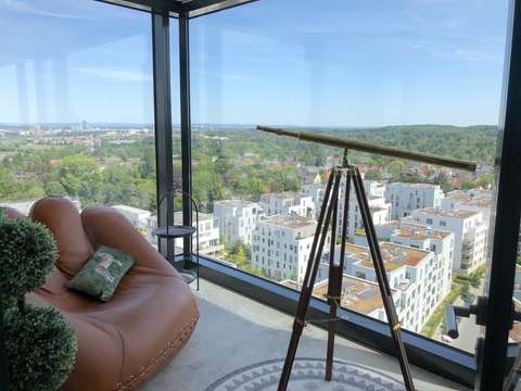 Erstbezug Im Henninger Turm Wohnen Arbeiten Und Leben Mit Ausblick In Frankfurt Sachsenhausen