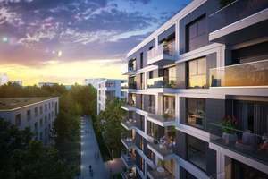 PANDION LVL UP - Stilvolle 3-Zimmer-Wohnung mit bodentiefen Fenstern ganz nah am trendigen Mitte – Hallesches Ufer ., 10963 Kreuzberg, Berlin – Vorschaubild 1