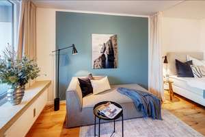 Möbliert: Wohnen auf Zeit: Interior Design by MrLodge – Die vollständige Adresse der Immobilie erhältst du vom Anbieter., 81925 Parkstadt, München – Vorschaubild 2