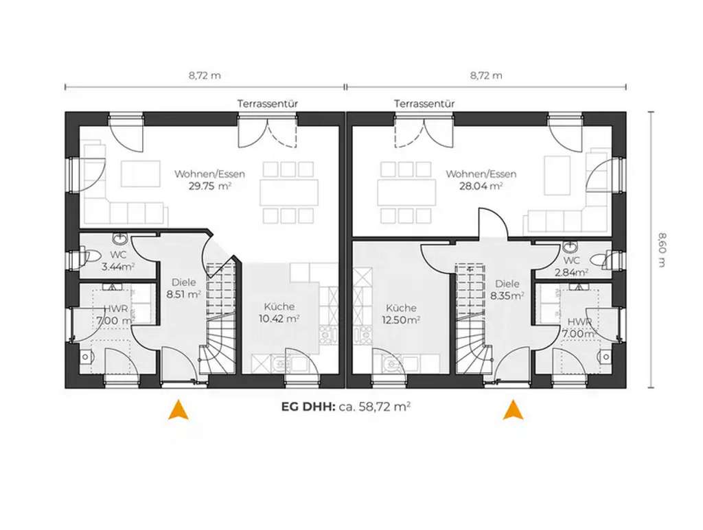 Immobilie in Dänischenhagen - Feldrandlage trifft Ostseenähe – Ihre Doppelhaushälfte in Scharnhagen - Bild 1