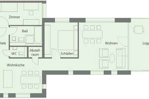 Zentrumsnah. Lebenswert. Attraktiv. Schöne 3,5-Zimmer-Wohnung mit großer Loggia – Alice-Haarburger-Straße 4, 72760 Reutlingen-Mitte, Reutlingen – Vorschaubild 5