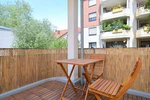 Modern möblierte 1-Zimmer-Wohnung mit WLAN und Balkon in Wöhrd – Die vollständige Adresse der Immobilie erhältst du vom Anbieter., 90489 Veilhof, Nürnberg – Vorschaubild 4