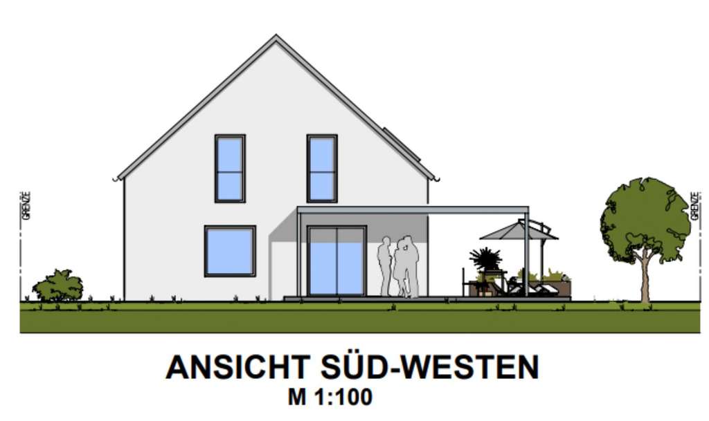 Immobilie in Aystetten - Sonniges, modernes Einfamilienhaus am Mühlbach - Bild 2