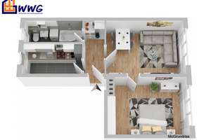 2-Zimmer-Wohnung im Stadtzentrum – Friedrich-Ebert-Straße 19a, 39326 Wolmirstedt – Vorschaubild 2