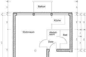 Nachmieter gesucht: Ruhiges 1-Zimmer-Appartement direkt am Lousberg – Kupferstraße 12, 52070 Ponttor, Aachen – Vorschaubild 9