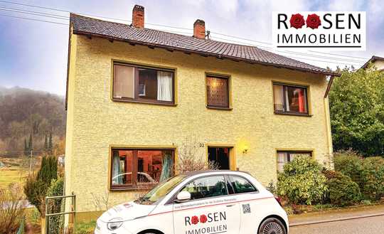 Flexibel nutzbares 1-2 Familienhaus mit schönem Grundstück in Waldrohrbach