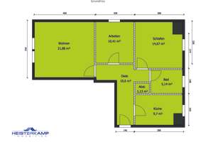 Helle 70 m² Dachgeschosswohnung mit Wannenbad in ruhiger Wohnlage – Irispfad 9, 44894 Werne, Bochum – Vorschaubild 11