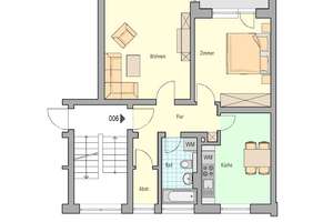 WWS - Großzügig geschnittene 2-Zimmer Wohnung mit Balkon in der Nordstadt – Halberstädter Str. 1, 32049 Herford – Vorschaubild 2