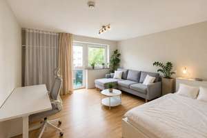 Vollausgestattete 1-Zi-Whg mit Balkon ab 01.06. zur Untervermietung – Die vollständige Adresse der Immobilie erhältst du vom Anbieter., 90419 Bielingplatz, Nürnberg – Vorschaubild 1