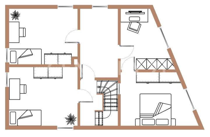 Grundriss Obergeschoss
