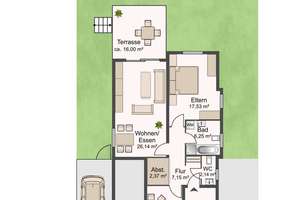 Wohnen in Bestlage, 2 Zimmerwohnung mit Terrasse und Gartennutzung + Hobbyraum und 2 Stellplätze – 68199 Neckarau, Mannheim – Vorschaubild 9
