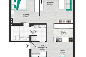 Exclusive penthouse apartment with a terrace in a prime location in BERLIN-MITTE – Die vollständige Adresse der Immobilie erhältst du vom Anbieter., 10178 Mitte (Ortsteil), Berlin – Vorschaubild 19