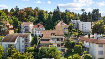 Zwei Terrassen. Stadtblick. Ravensburg-Federburgstraße