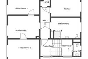 Gepflegtes Zwei-/Einfamilienhaus mit großzügigem Garten & 3 Garagen  – Sömmerda (Kreis) – Vorschaubild 25