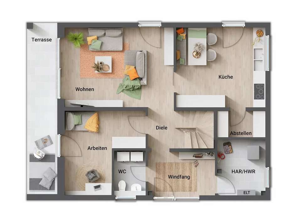 Grundrissbeispiel EG