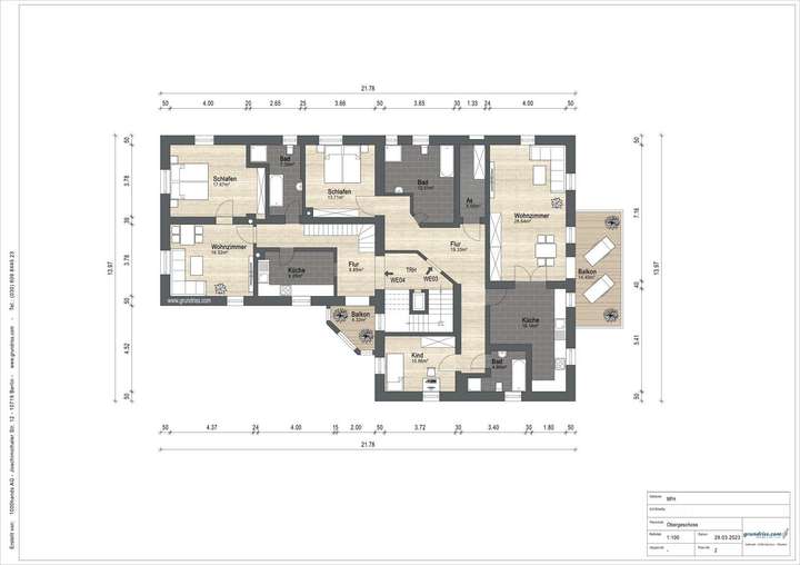 Grundriss Obergeschoss