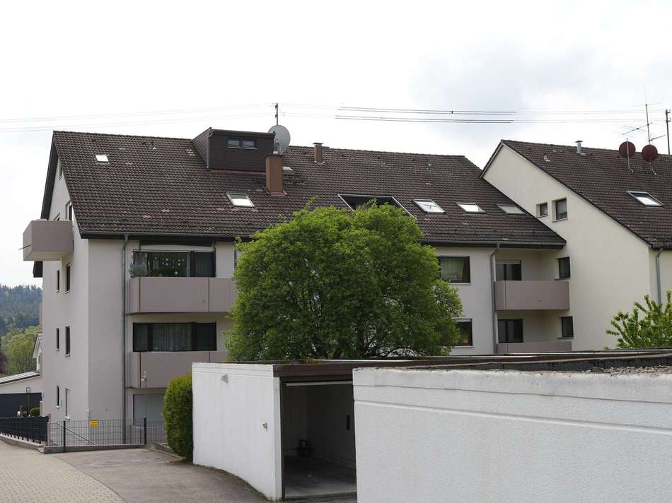 Ansicht Nord-West Garagen