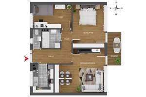 Helle Wohnung mit Südbalkon im Zentrum von Heilbronn zu verkaufen! – Charlottenstraße 29, 74074 Heilbronn, Heilbronn – Vorschaubild 12