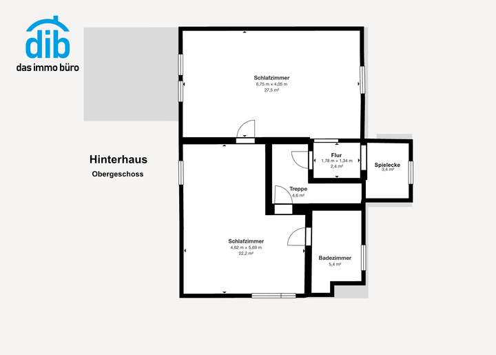 Grundriss Hinterhaus OG