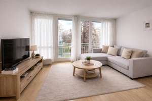 Helle 3-Zi.Wohnung mit Südbalkon und TG-Stellplatz – Die vollständige Adresse der Immobilie erhältst du vom Anbieter., 70599 Chausseefeld, Stuttgart – Vorschaubild 2