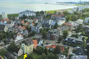 nur 270 m nah zur Grimmershörnbucht, FernSeeSicht zu Elbe und Nordsee, nur ca. 1300,- Euro / m² Wfl. – Strichweg 122, 27476 Cuxhaven (Kreis) – Vorschaubild 12
