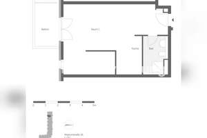 Tauschwohnung: Moderne, Top-Geschnittene 1 Zimmer Wohnung