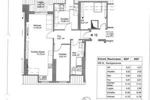 **BARMBEK-NORD - OHLSDORF** Schöne 3,5 Zimmer, ca. 76 m², 3. OG, Neubau, Loggia, FREI – Fuhlsbüttler Straße 553, 22337 Ohlsdorf, Hamburg – Vorschaubild 14