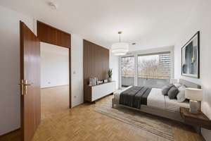 Ruhig gelegene und helle 2-Zi.-Wohnung im 5. OG am Petuelpark in Schwabing-West – Die vollständige Adresse der Immobilie erhältst du vom Anbieter., 80804 Am Luitpoldpark, München – Vorschaubild 4