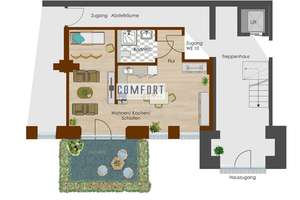 Stilvolles Single-Apartment mit Terrasse im Zentrum ! – Straße der Nationen 58, 9111 Zentrum, Chemnitz – Vorschaubild 6