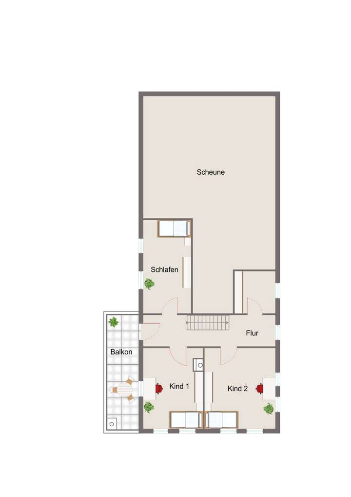 Obergeschoss Hausnummer 15