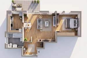 2 ZKB Souterrainwohnung in ruhiger Nachbarschaft – 68219 Rheinau, Mannheim – Vorschaubild 15
