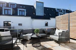Stilvoll leben, urban arbeiten: Design-Townhouse mit Dachterrasse & Premium-Ausstattung